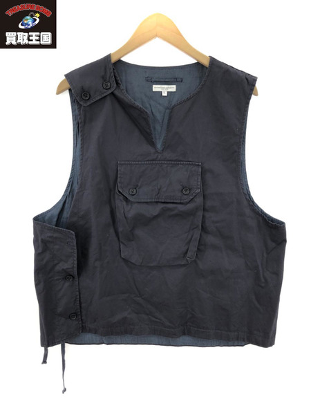 Engineered Garments COVER VEST High Count Twill カバーベスト L[値下]