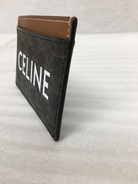 CELINE　マガダム柄 カードケース　イタリア製　茶