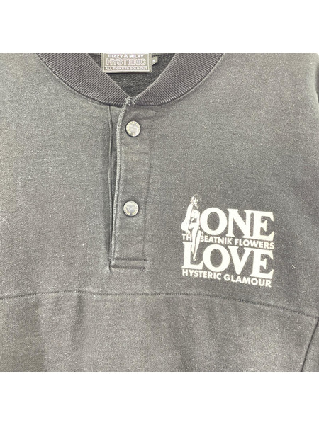HYSTERIC GLAMOUR スウェット・トレーナー ONELOVE 黒