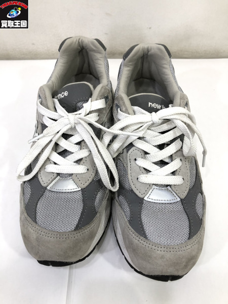 NEW BALANCE M992GR GRAY 21FW-I 24.5cm/グレー/ニューバランス