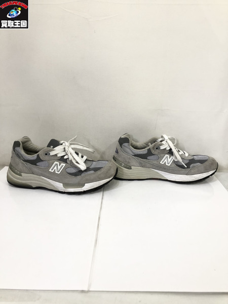 NEW BALANCE M992GR GRAY 21FW-I 24.5cm/グレー/ニューバランス