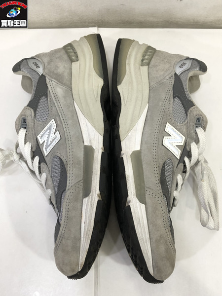 NEW BALANCE M992GR GRAY 21FW-I 24.5cm/グレー/ニューバランス[値下]