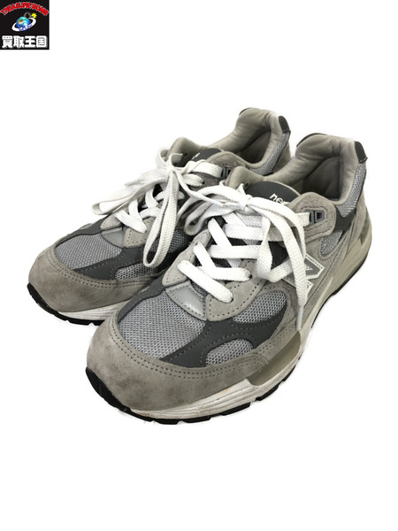 NEW BALANCE M992GR GRAY 21FW-I 24.5cm/グレー/ニューバランス