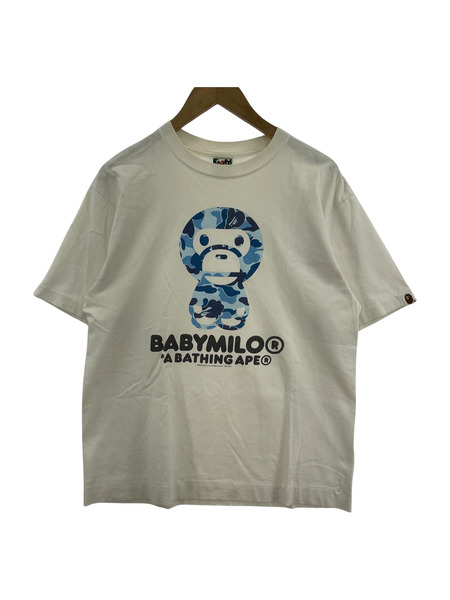 A BATHING APE milo S/S TEE WHT