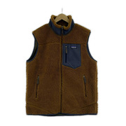 patagonia ジャケット Classic Retro-X Vest フリースベスト(L)茶