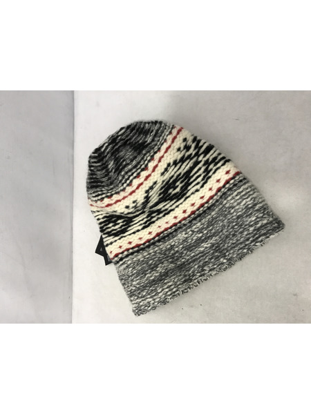 ラグ衣料その他 ニットキャップ 総柄 グレー