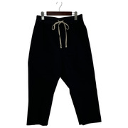 Rick Owens DRAWSTRING CROPPED PANTS 48 ブラック RU17F8395-WH