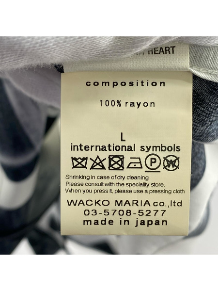 WACKO MARIA 半袖シャツ WACKO MARIA ワコマリア 森山大道 Hawaiian shirt -L