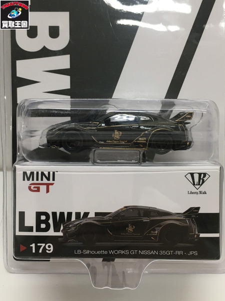 MINIGT　NISSAN GTR-R　R35　　JPS  179/ブリスター  1/64