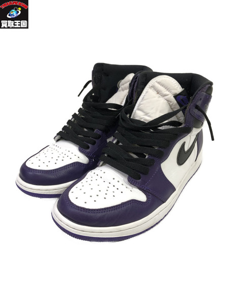 NIKE AIR JORDAN 1 RETRO HIGH OG COURT PURPLE/555088-500/27.5cm/ナイキ