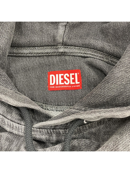 DIESEL ロゴパーカー D-UM-RIB-NE