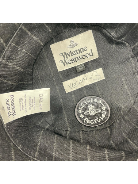 Vivienne Westwood ハット オーブ柄 バケットハット グレー