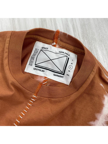 SPACE AVAILABLE SPACEUP-CYCLED PLANT DYED TEE デザインTシャツ L