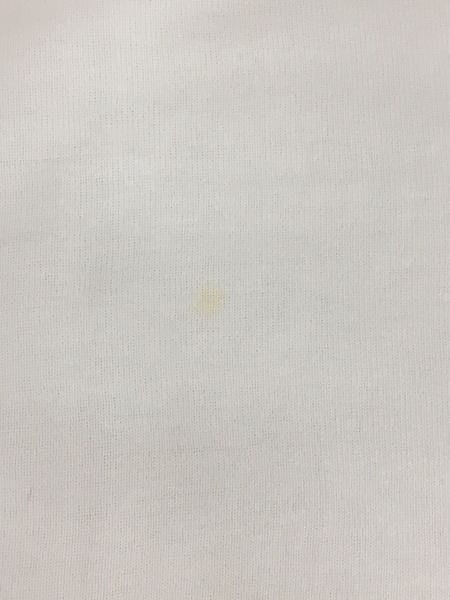 CELINE　レディースラグ衣料 トリオンフロゴ スタッズ Tシャツ (L) 白オレンジ