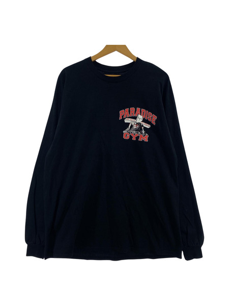 PARADISE NYC Paradise Gym L/S Tee ロンTee(XL) ブラック