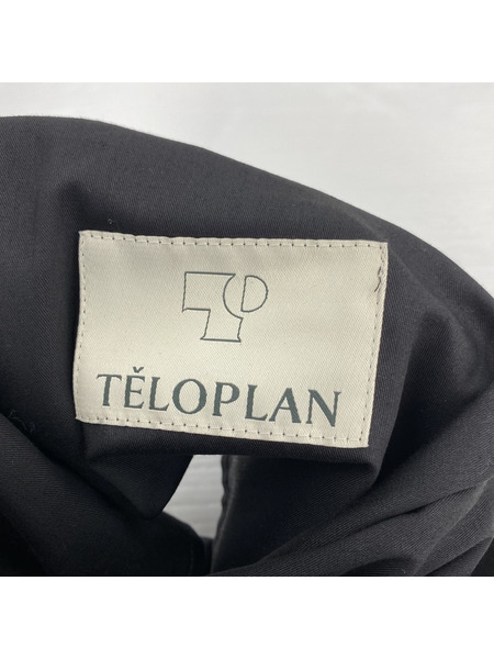 TELOPLAN 23SS スリット ハイウエストスラックス S グレー[値下]