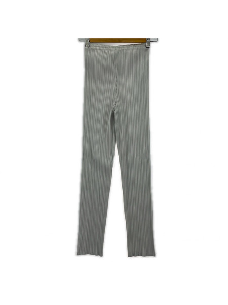 PLEATS PLEASE パンツ プリーツ グレー (3)