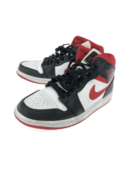 NIKE AIR JORDAN 1 MID GYM RED スニーカー 黒/白/赤