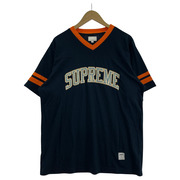17AW/Supreme/Glitter Arc Football Top/L/NVY