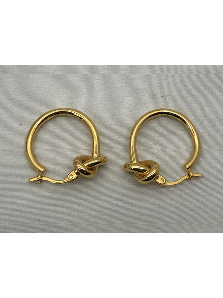 アクセサリー ノットスモールフープピアス