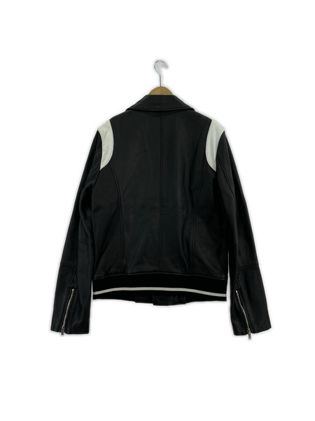 KARL LAGERFELD ライダース ダブルライダース ブラック M