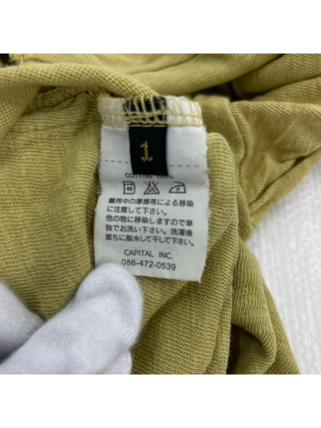 KAPITAL capital期 キーネック L/S Tee