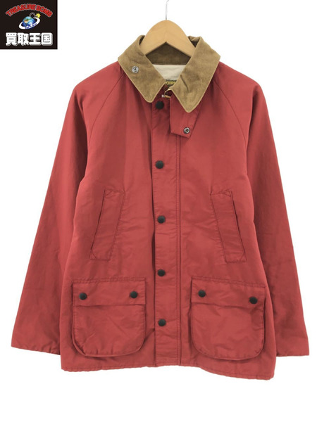 Barbour SOUTH SHIELDS ノンオイル ビデイル ジャケット L レッド[値下