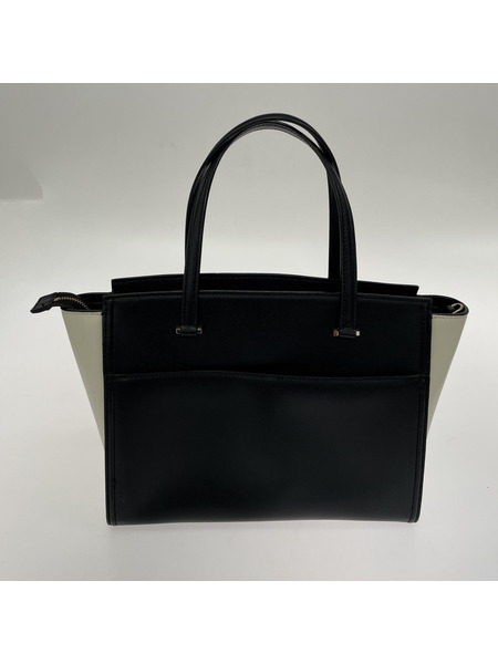 kate spade new york バイカラートートバッグ 黒白