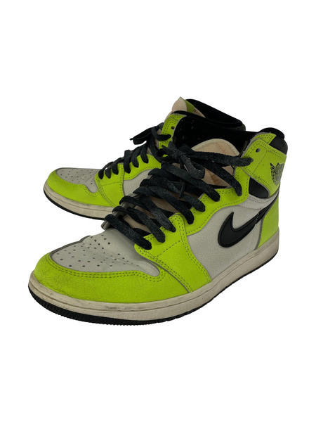 NIKE Air Jordan 1 High OG Volt/Visionaire 26.0 555088-702