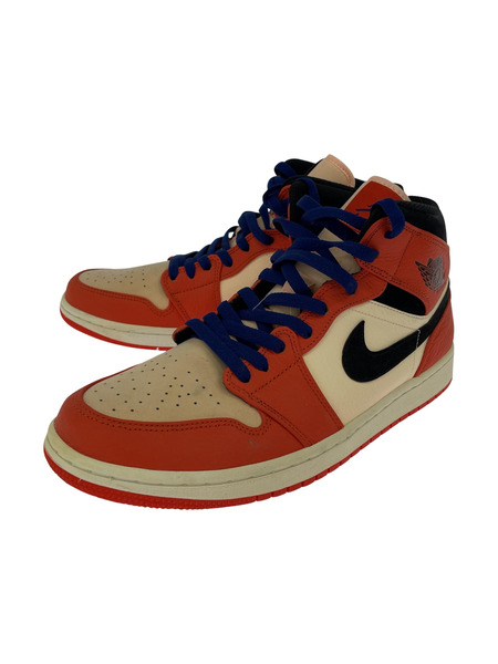 NIKE AIR JORDAN 1 MID TEAM ORANGE 28.5cm