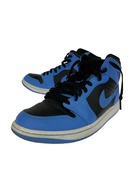 NIKE スニーカー Air Jordan 1 Mid University Blue 27.0cm[値下]