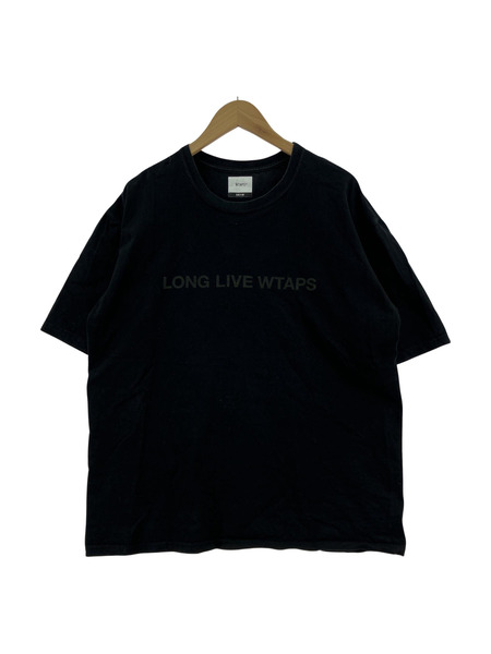 WTAPS 21SS ONG LIVE WTAPS ロゴ Tシャツ 黒 04[値下]