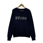 EVISU ニット・セーター LOGO KNIT NVY 40