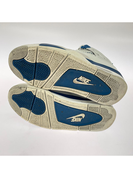 NIKE スニーカー Air Jordan 4 Retro Industrial Blue(27.5)