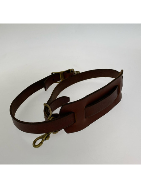 VASCO LEATHER POSTMAN SHOULDER BAG ブラウン[値下]