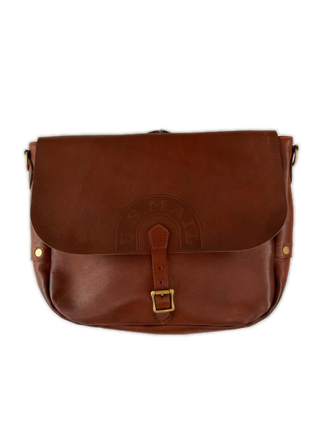 VASCO LEATHER POSTMAN SHOULDER BAG ブラウン[値下]