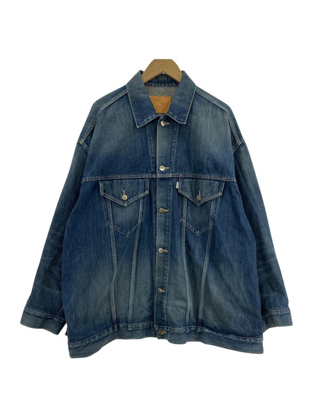 graphpaper/Selvage Denim Trucker Jacket/2/IDG