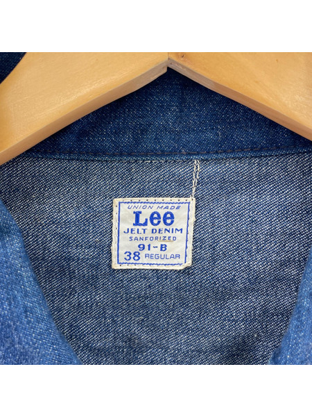 Lee デニムジャケット 91-B/ジップアップ/2491