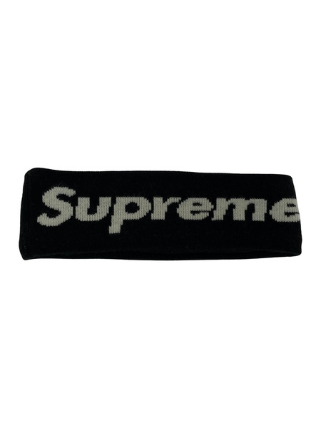 Supreme×NEW ERA 18FW ヘアバンド 黒