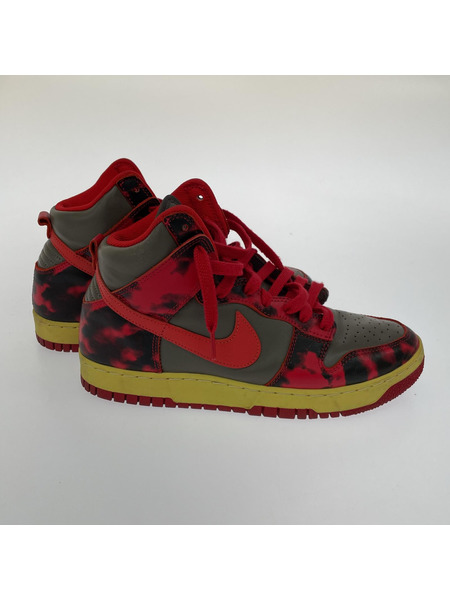 NIKE DUNK HI 1985 SP RED ACID WASH 赤