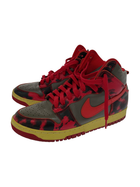 NIKE DUNK HI 1985 SP RED ACID WASH 赤