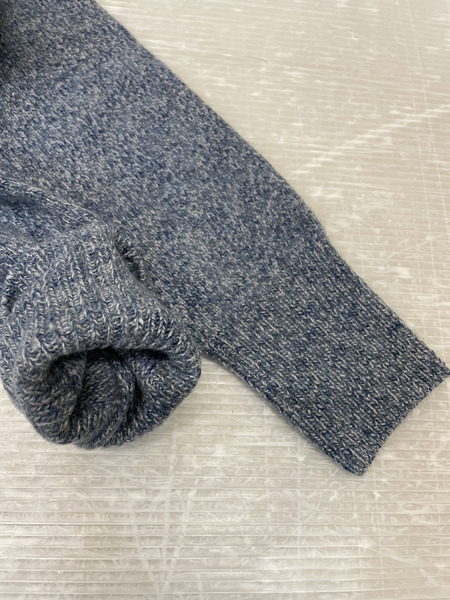 Mardi Mercredi TWEED MARDI FLOWER ニット F ブルー