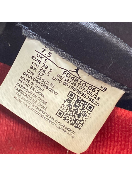 NIKE WMNS Air Jordan 1 Retro High OG Satin Bred 24.5cm