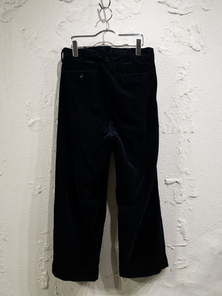 cantate/20AW/One tuck Trousers/30/ネイビー[値下]