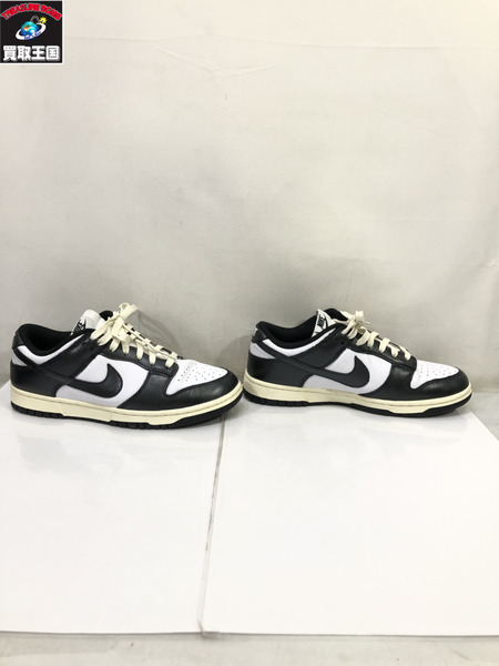 NIKE Dunk Low PRM Vintage/FQ8899-100/26.5cm/黒/白/ナイキ