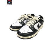 NIKE Dunk Low PRM Vintage/FQ8899-100/26.5cm/黒/白/ナイキ