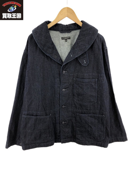 Engineered Garments Shawl Collar Jacket-10oz Broken Denim  L[値下]｜商品番号：2100191982937 - 買取王国ONLINESTORE