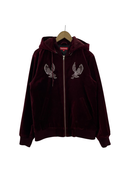 Supreme 14AW Velvet Footed Bomber ベルベットボンバージャケット S