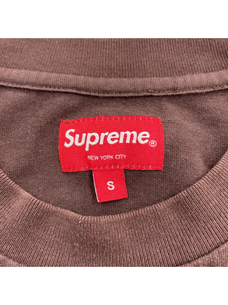 Supreme Signature L/S top brown < NULL >