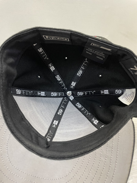 Supreme 25SS Bones Box Logo New Era 7 1/8 黒